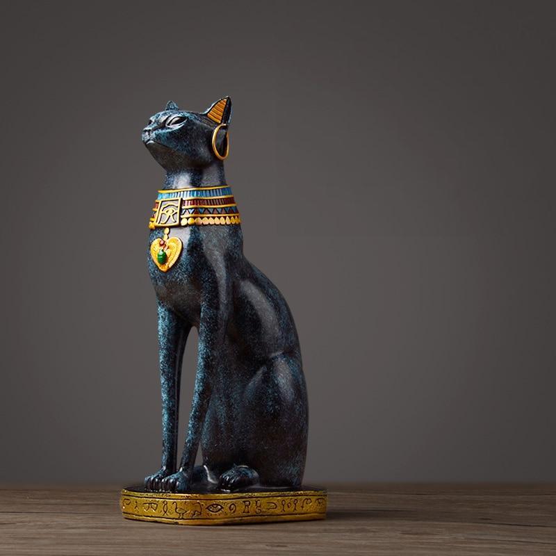Escultura de Gato do Antigo Egito Bastet