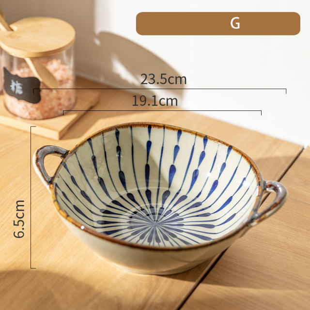 Taça Vintage em Cerâmica Pintada à Mão – 700ml