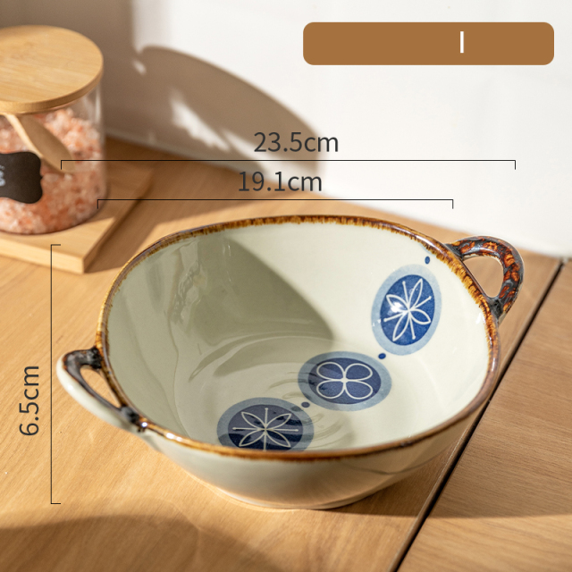 Taça Vintage em Cerâmica Pintada à Mão – 700ml