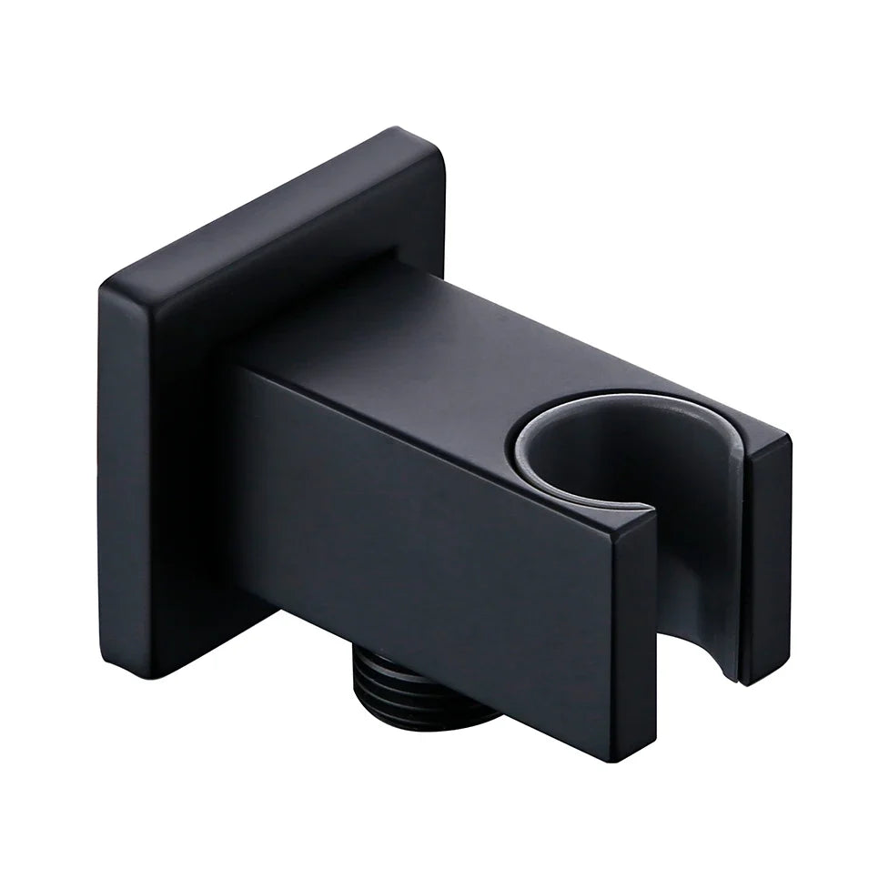 Elegante Suporte de Chuveiro Preto