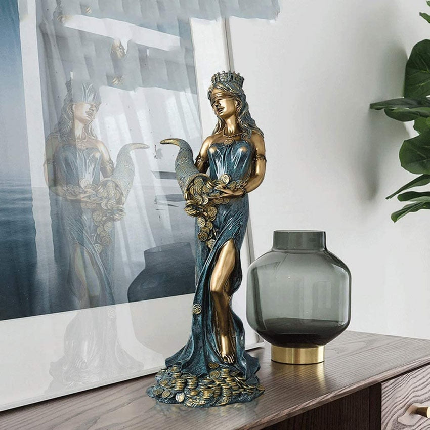 Escultura de Deusa Grega Atena