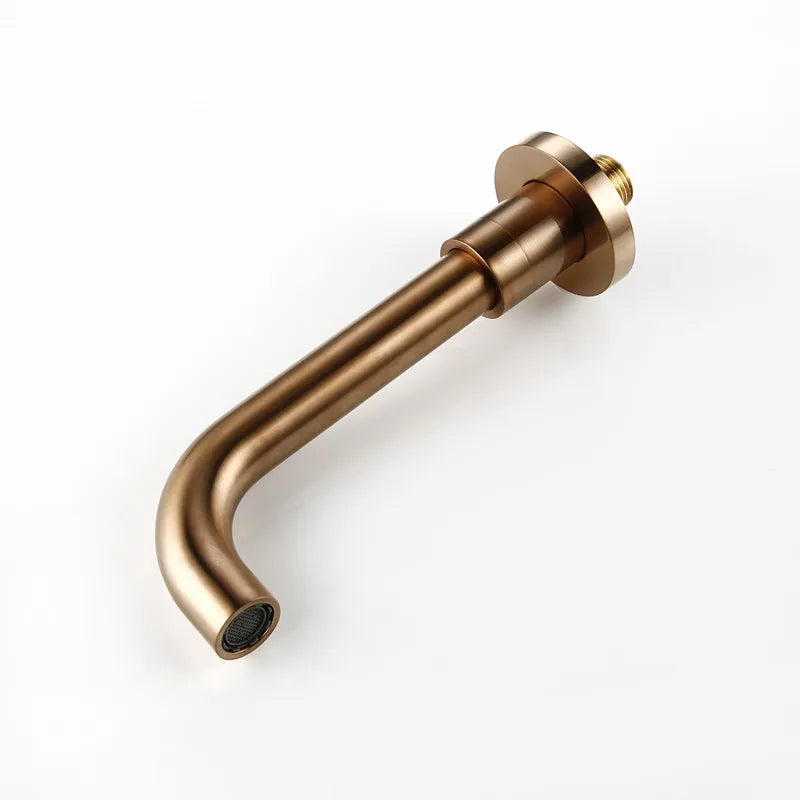 Elegante Torneira de Casa de Banho em Ouro Rosa
