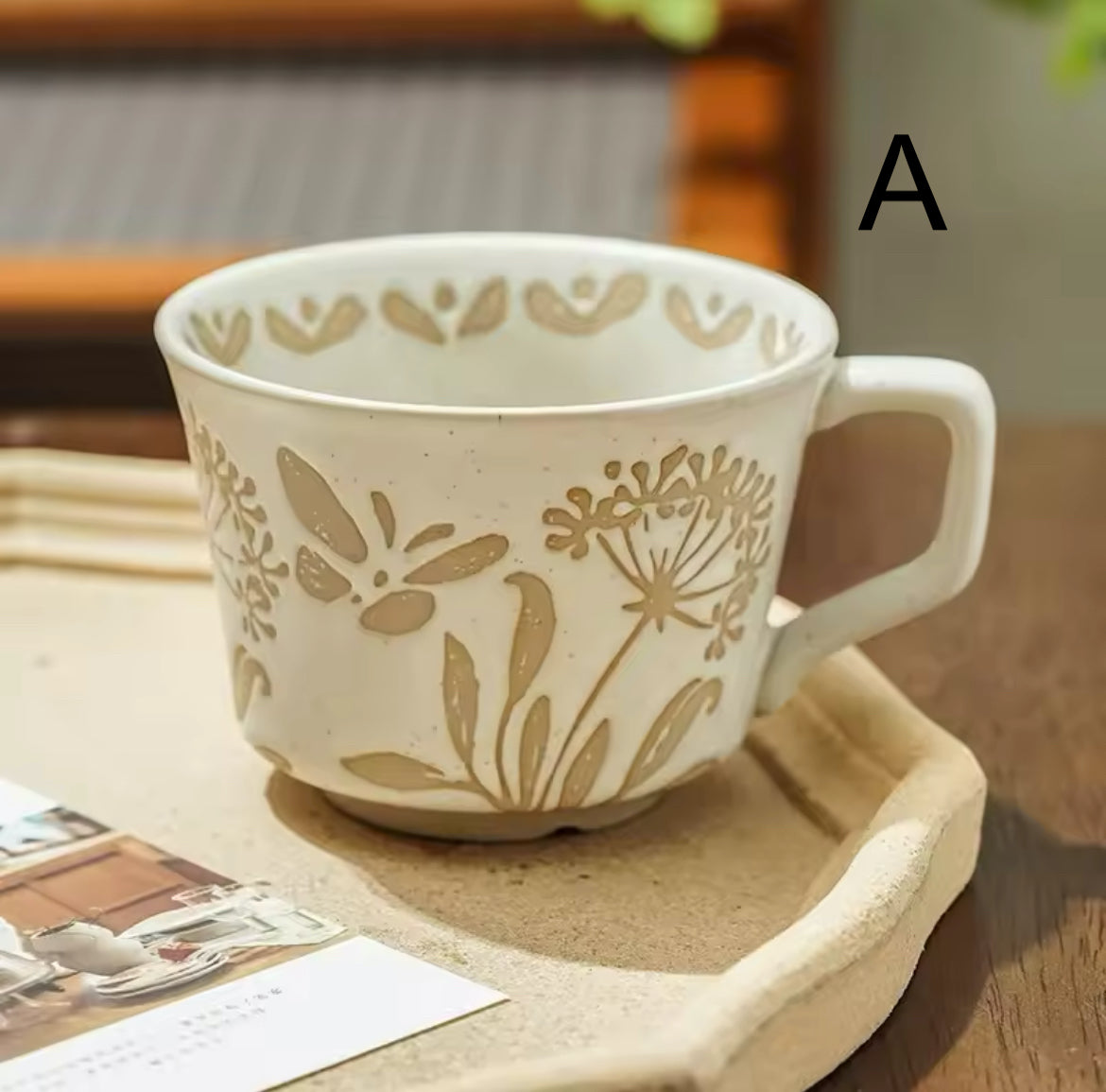 Caneca em Cerâmica Botânica Nórdica – 350ml