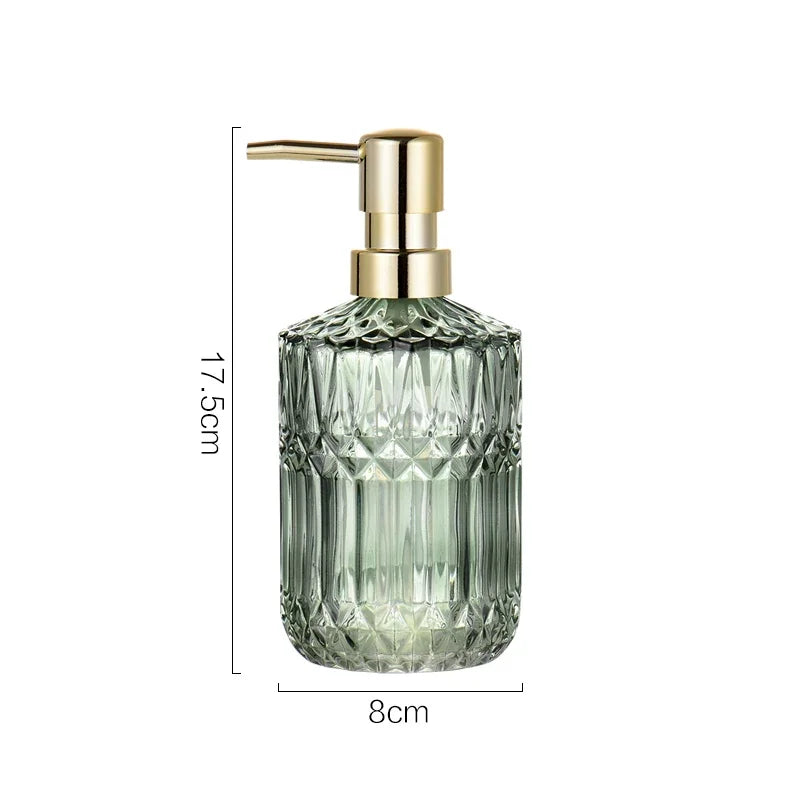 Elegante Doseador de Sabonete em Vidro 400ml
