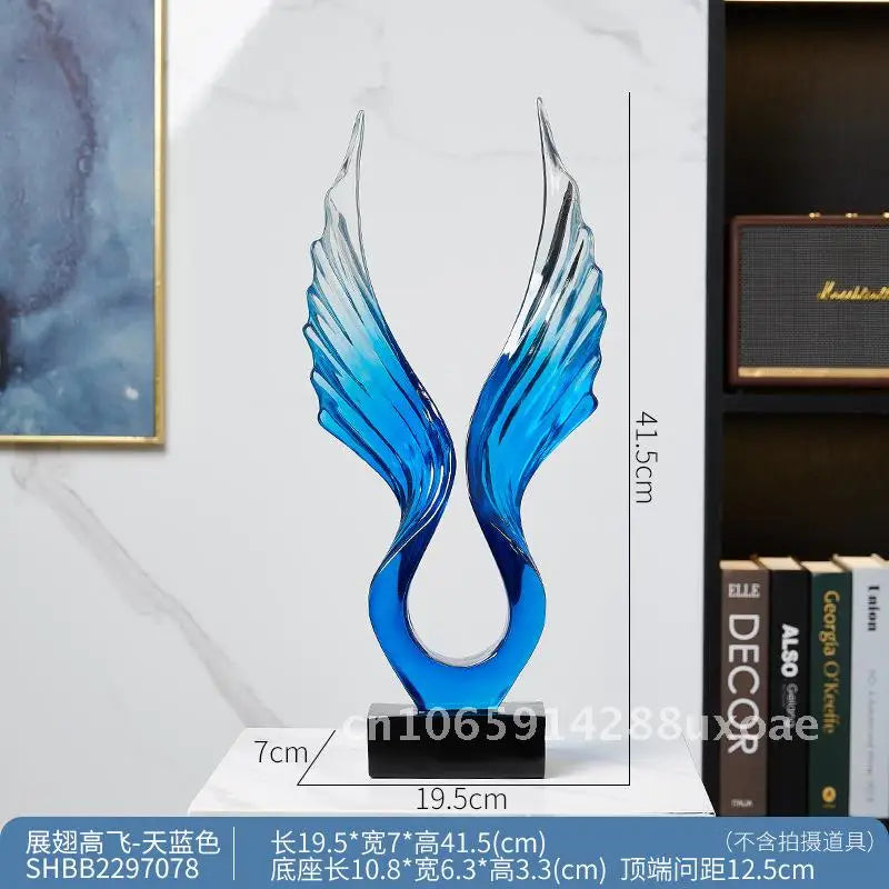 Elegante Decoração de Asas Transparentes