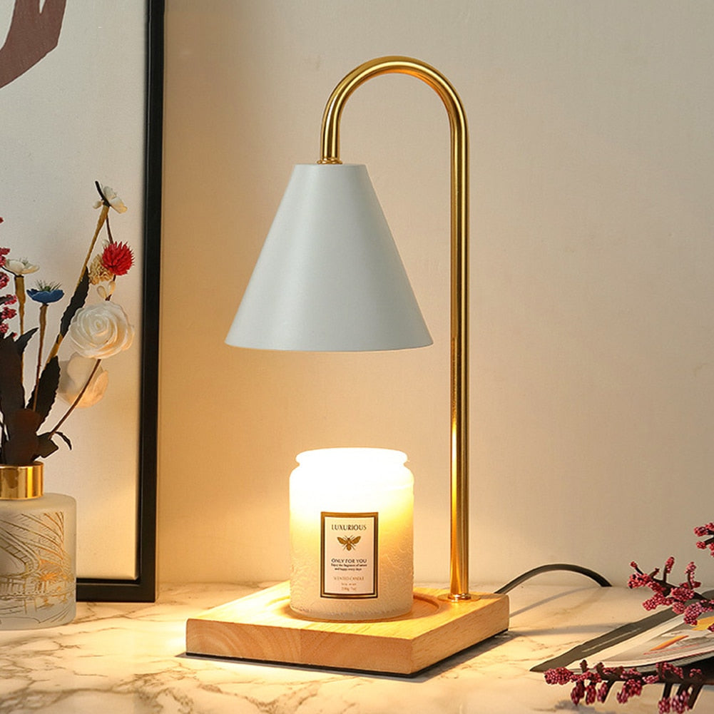 Candeeiro Aquecedor de Velas com Regulador de Intensidade