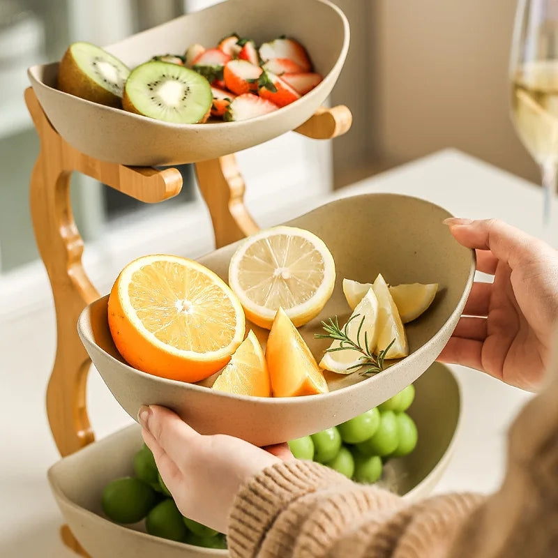 Fruteira e Taça de Servir Nórdica em Andares