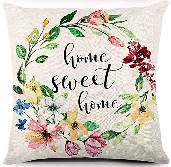 Capas de Almofada Florais Frescura de Primavera – 45 × 45cm