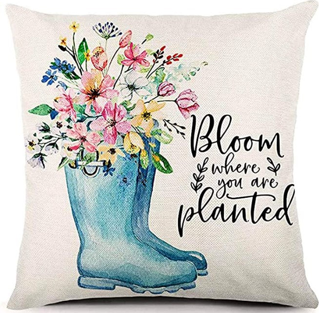 Capas de Almofada Florais Frescura de Primavera – 45 × 45cm