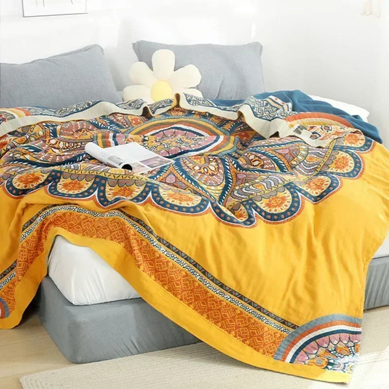 Manta Boho em Algodão