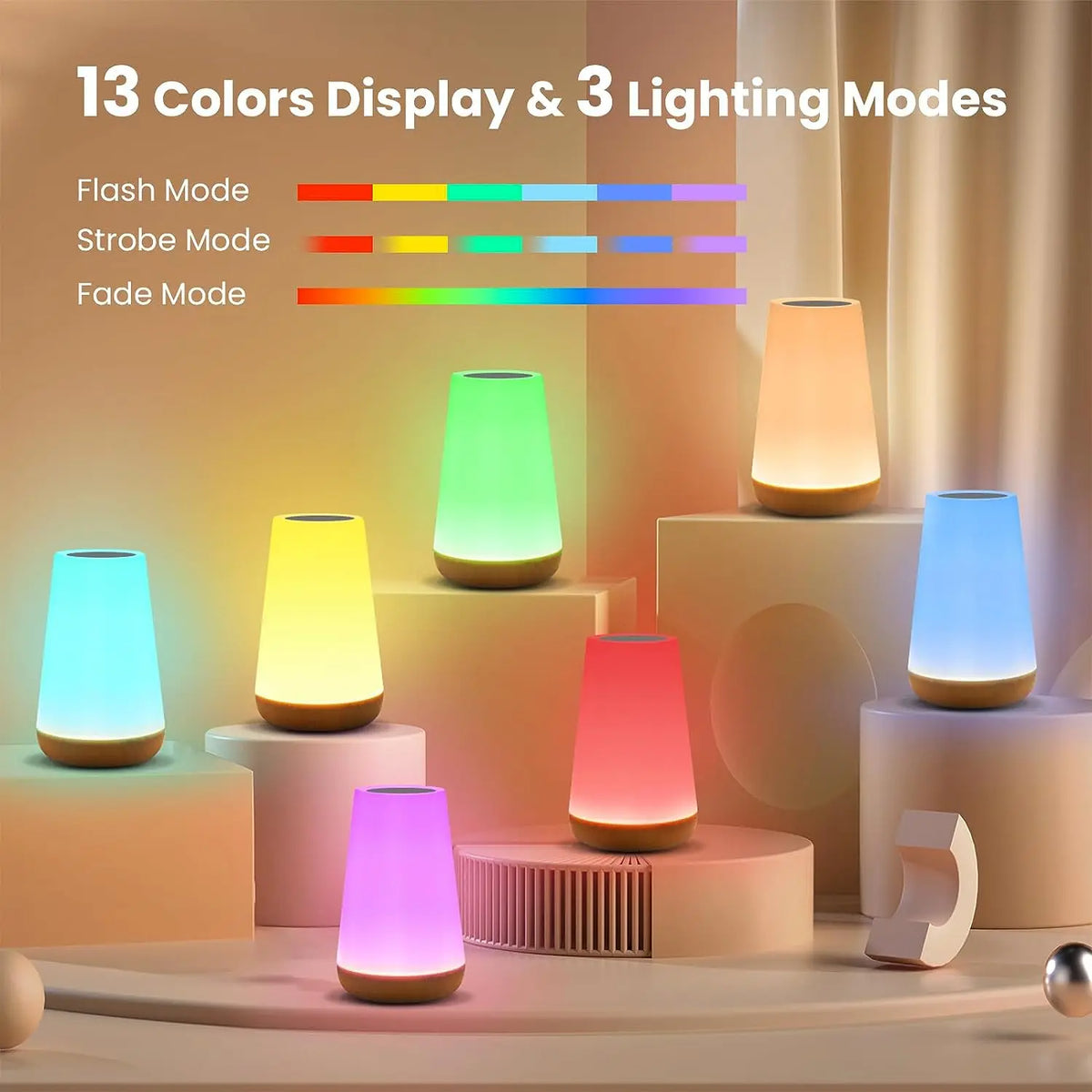 Luz de Presença Colorida Tátil