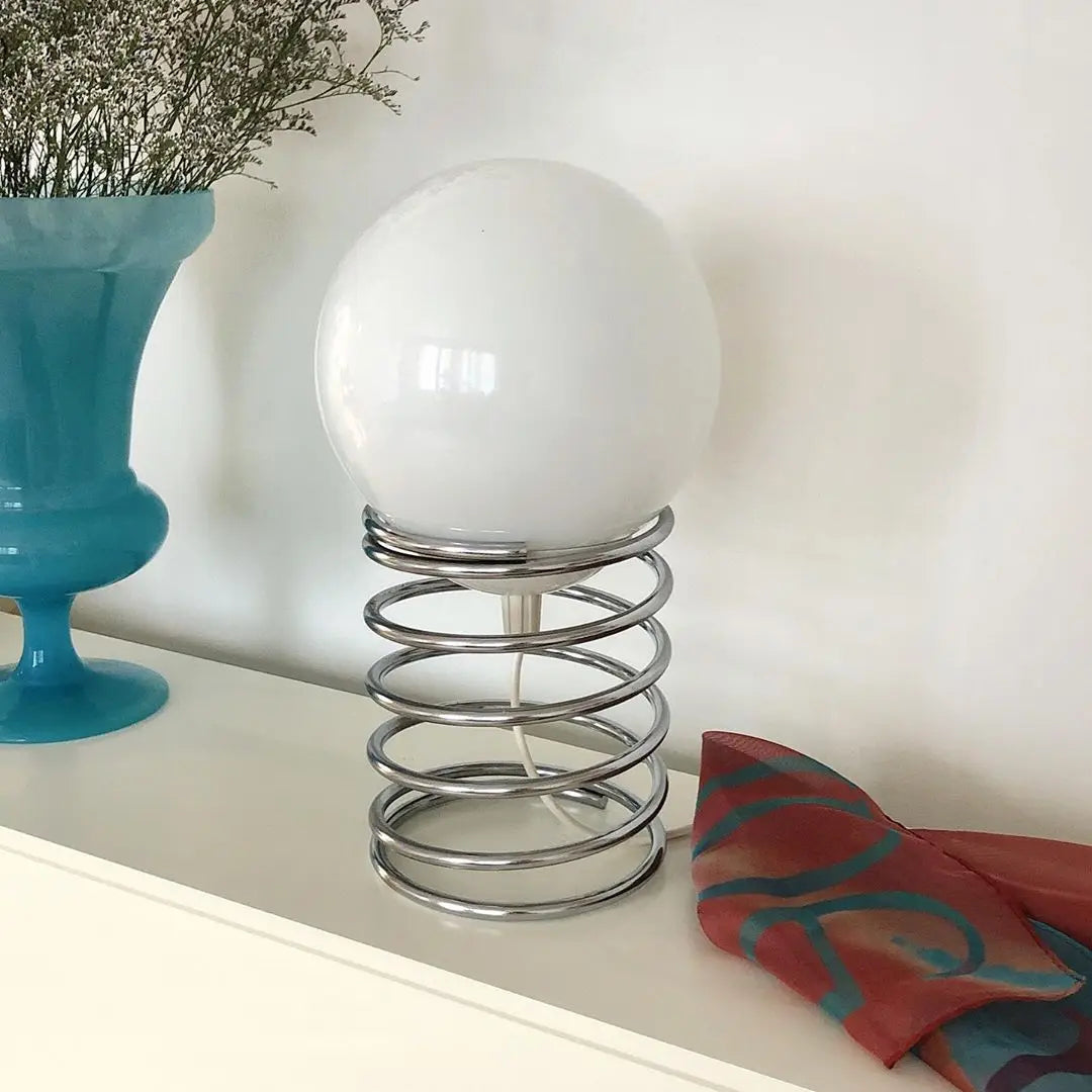 Candeeiro de Mesa em Vidro Mola Mobiliário Bauhaus