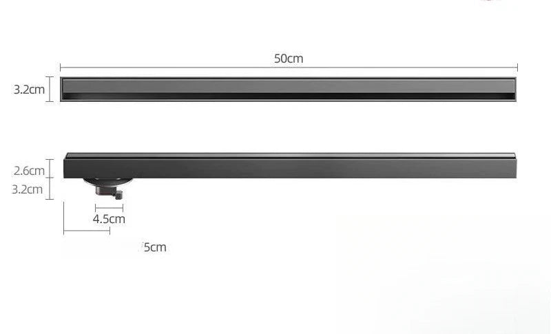 Elegante Ralo Linear de Duche