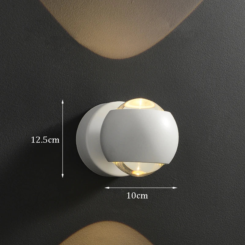 Candeeiro de Parede LED Moderno em Latão