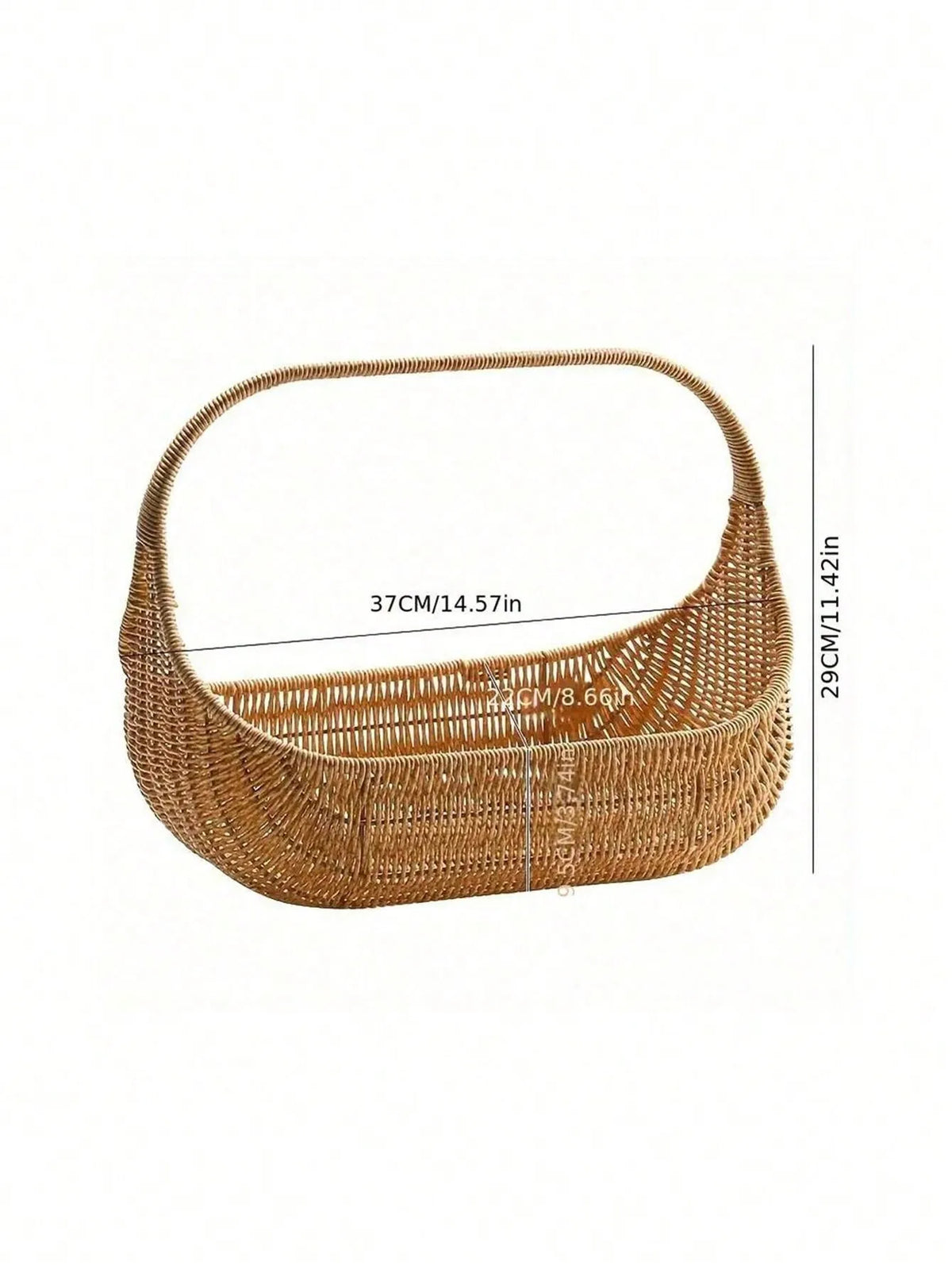 Elegante Cesto de Piquenique em Bambu