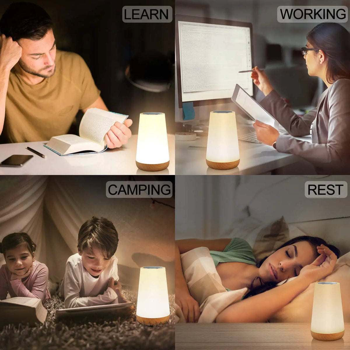 Luz de Presença Colorida Tátil