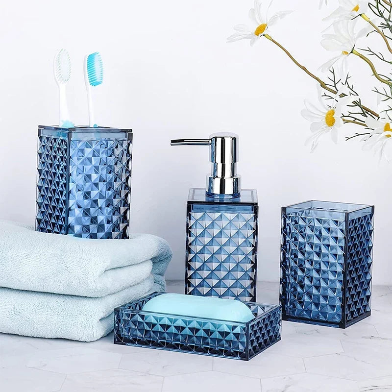 Elegante Conjunto de Acessórios de Casa de Banho