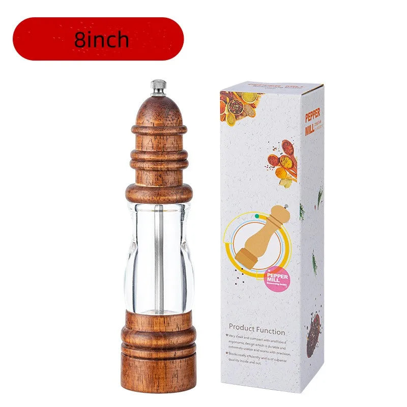 Elegante Conjunto de Moinhos de Especiarias em Madeira