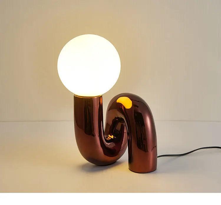 Candeeiro de Mesa Arte Moderna para Sala de Estar