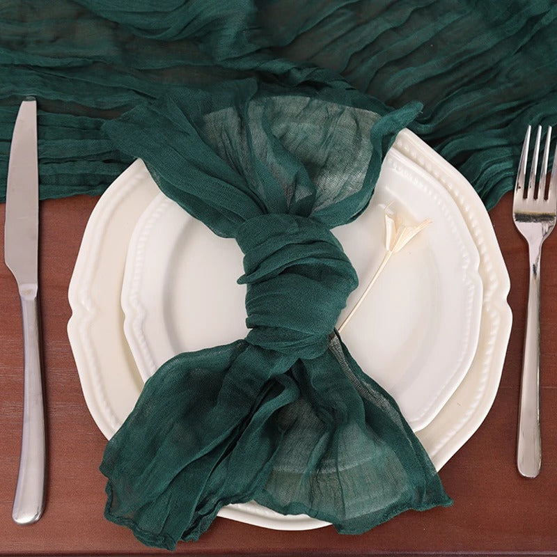 Conjunto de 6 Guardanapos em Gaze de Algodão – 50 × 50cm