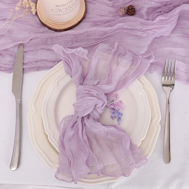 Conjunto de 6 Guardanapos em Gaze de Algodão – 50 × 50cm