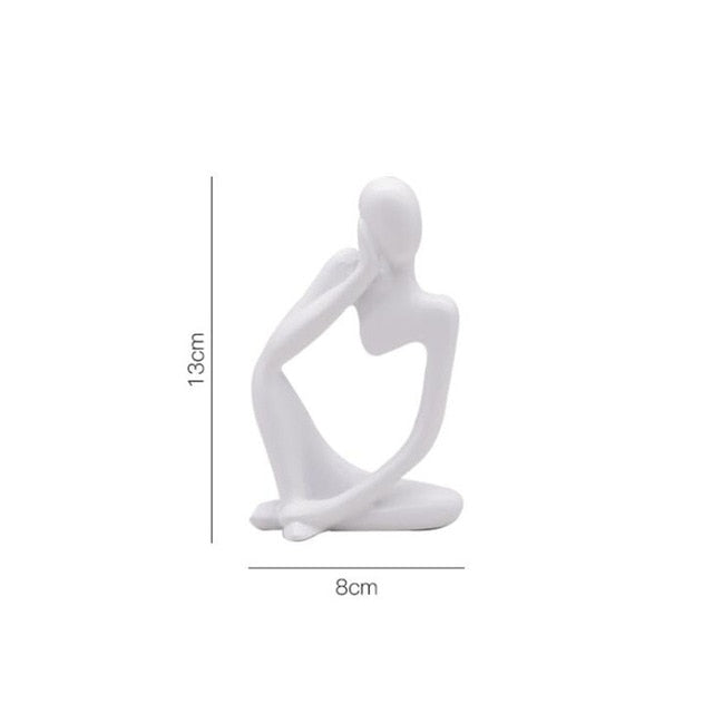 Estatuetas Esculturais Trio Pensador