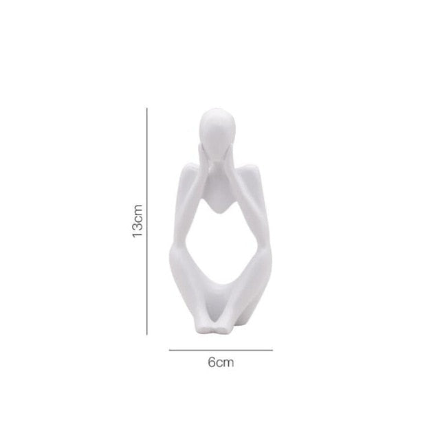 Estatuetas Esculturais Trio Pensador