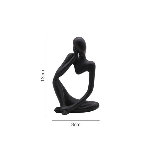 Estatuetas Esculturais Trio Pensador