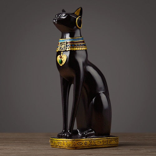 Escultura de Gato do Antigo Egito Bastet