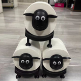 Suporte de Papel Higiénico Ovelha 3D – Arrumação Decorativa de Pé para a Casa de Banho