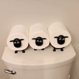 Suporte de Papel Higiénico Ovelha 3D – Arrumação Decorativa de Pé para a Casa de Banho
