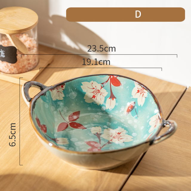 Taça Vintage em Cerâmica Pintada à Mão – 700ml