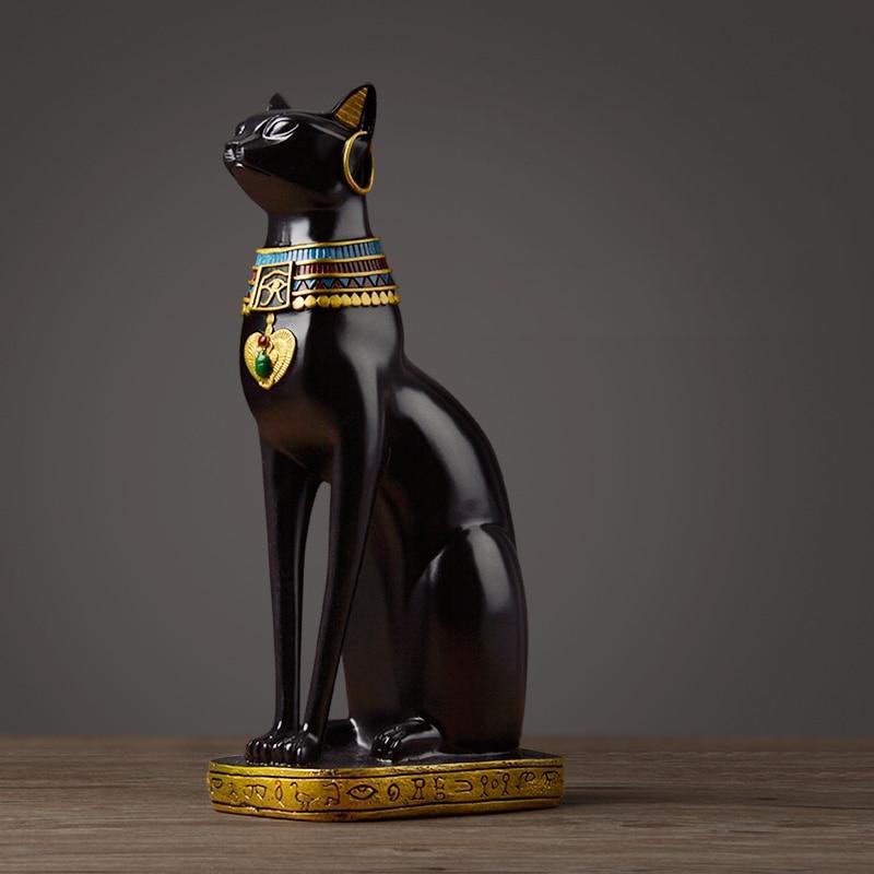 Escultura de Gato do Antigo Egito Bastet