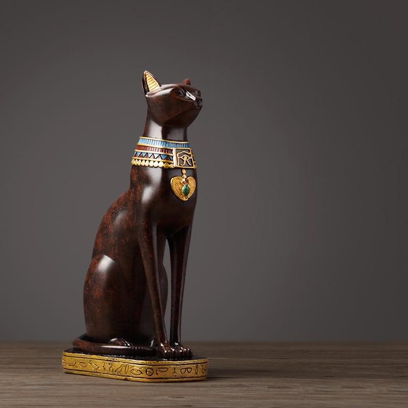 Escultura de Gato do Antigo Egito Bastet