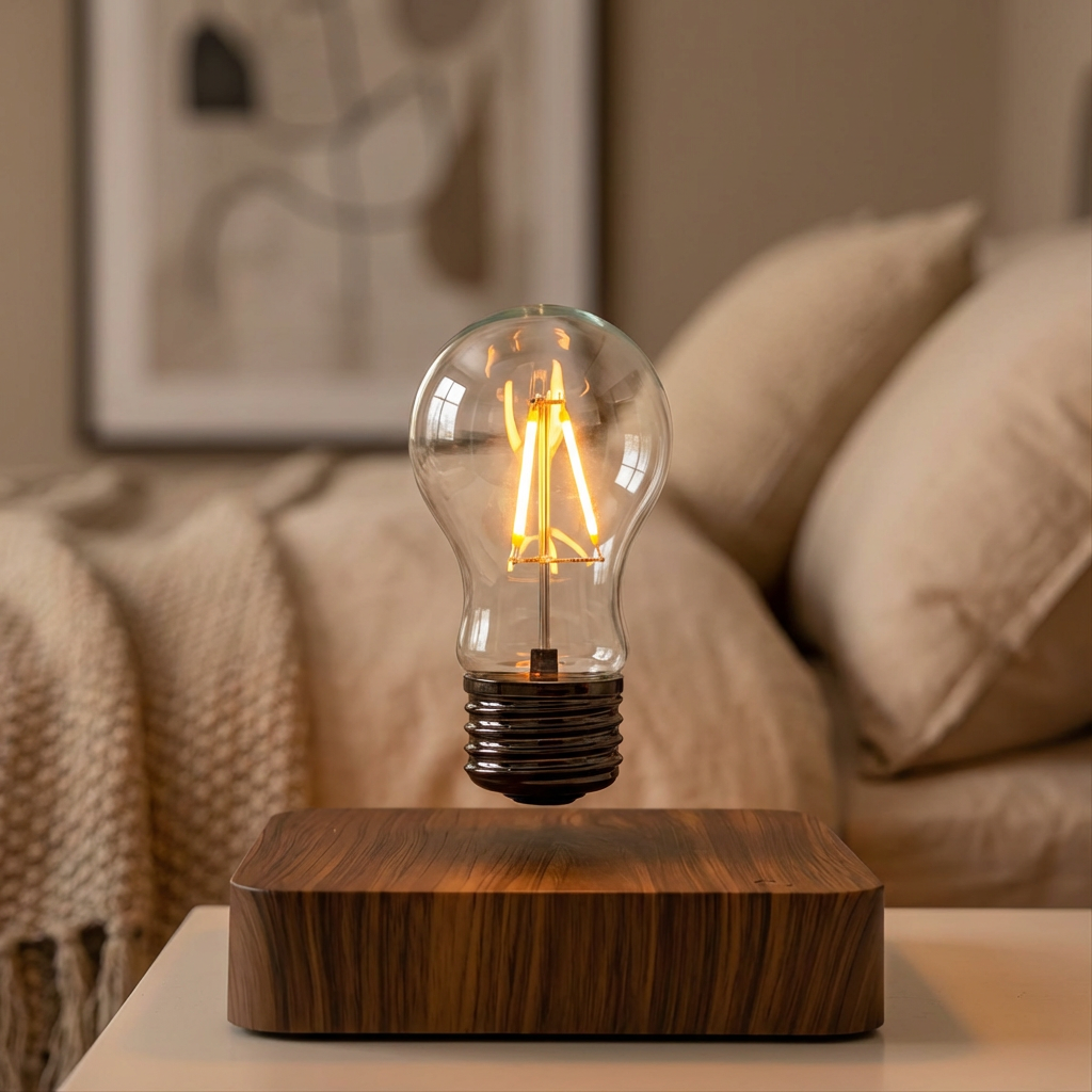 Candeeiro de Mesa LED Magnético Flutuante
