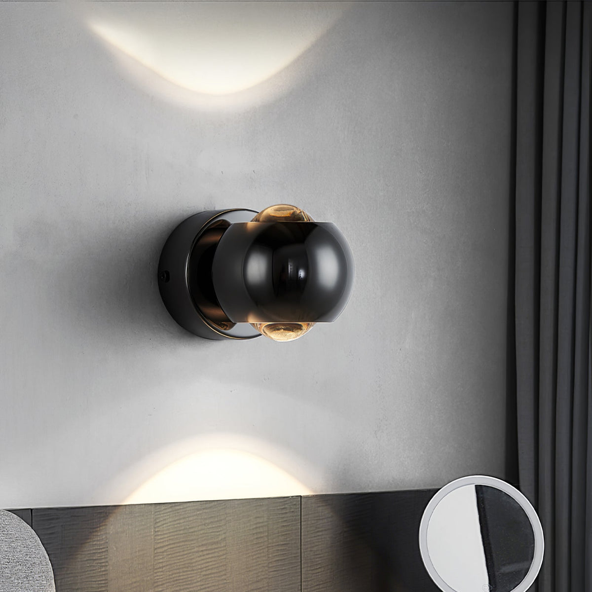Candeeiro de Parede LED Moderno em Latão