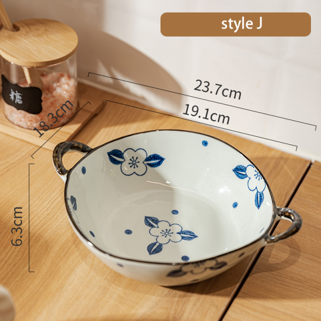 Taça Vintage em Cerâmica Pintada à Mão – 700ml