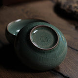 Chávena de Chá Celadon com Peixe Koi