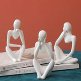 Estatuetas Esculturais Trio Pensador