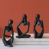 Estatuetas Esculturais Trio Pensador