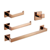 Conjunto de Acessórios de Casa de Banho em Ouro Rosa