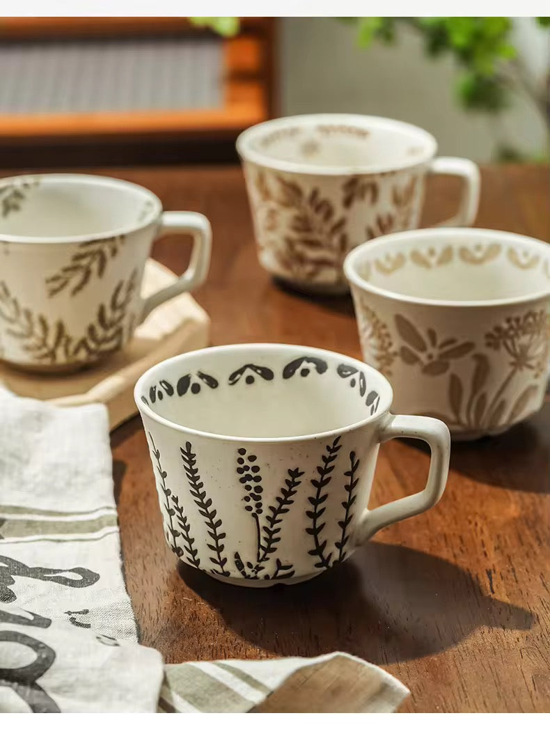 Caneca em Cerâmica Botânica Nórdica – 350ml