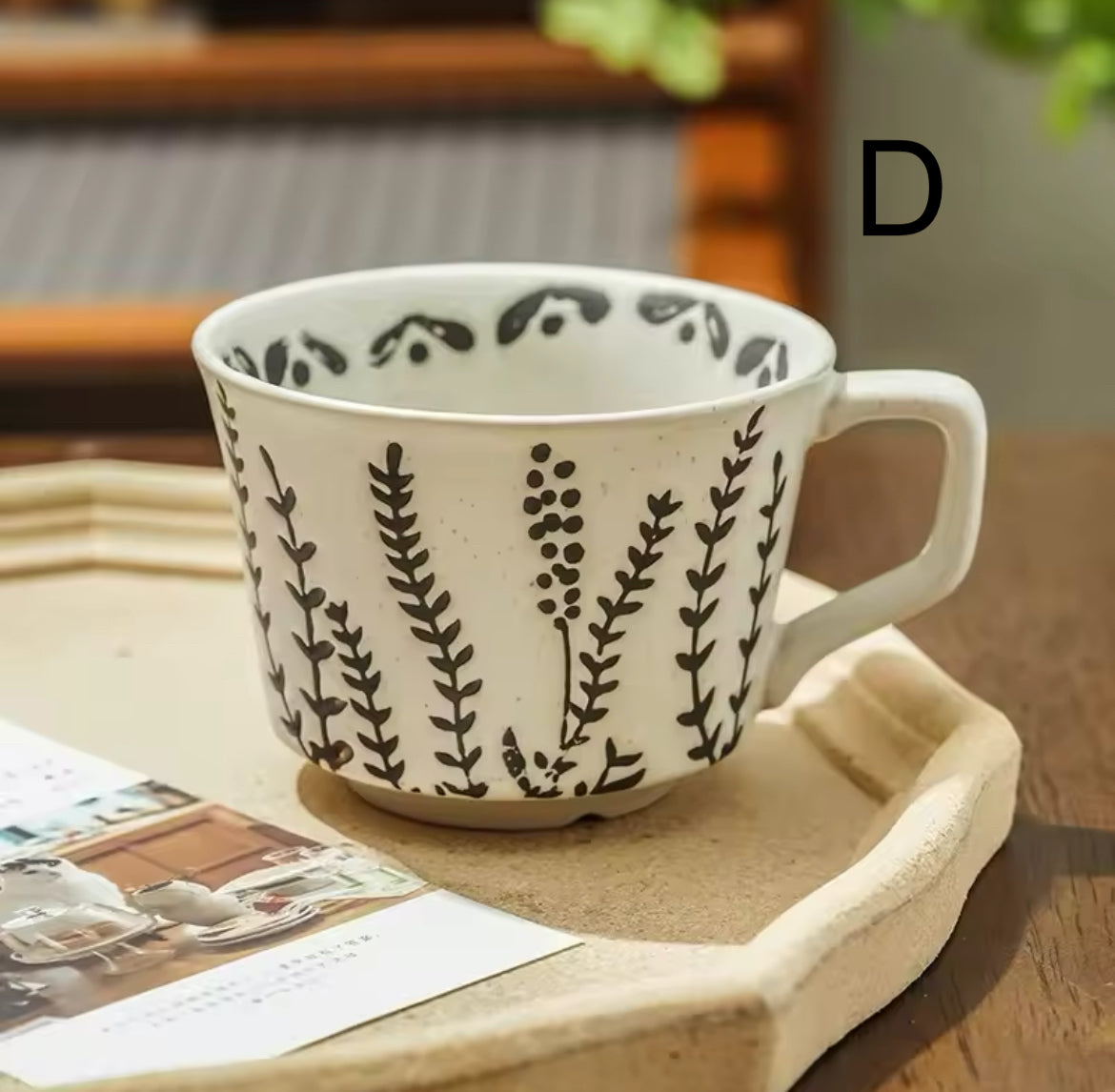 Caneca em Cerâmica Botânica Nórdica – 350ml