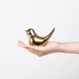 Estatueta de Pássaro Dourado Aurelia