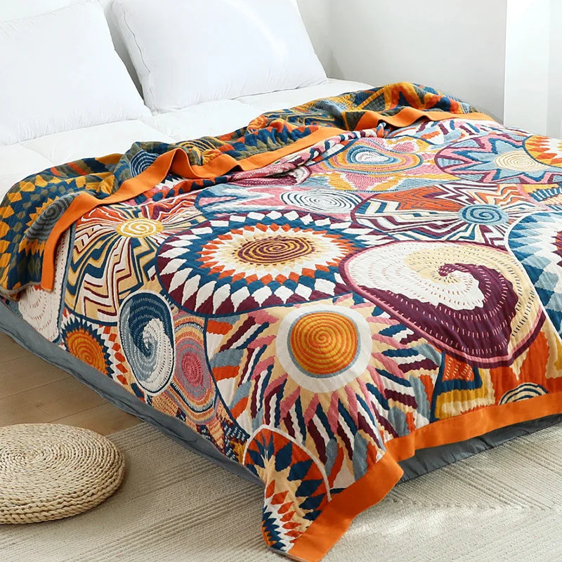 Manta Boho em Algodão