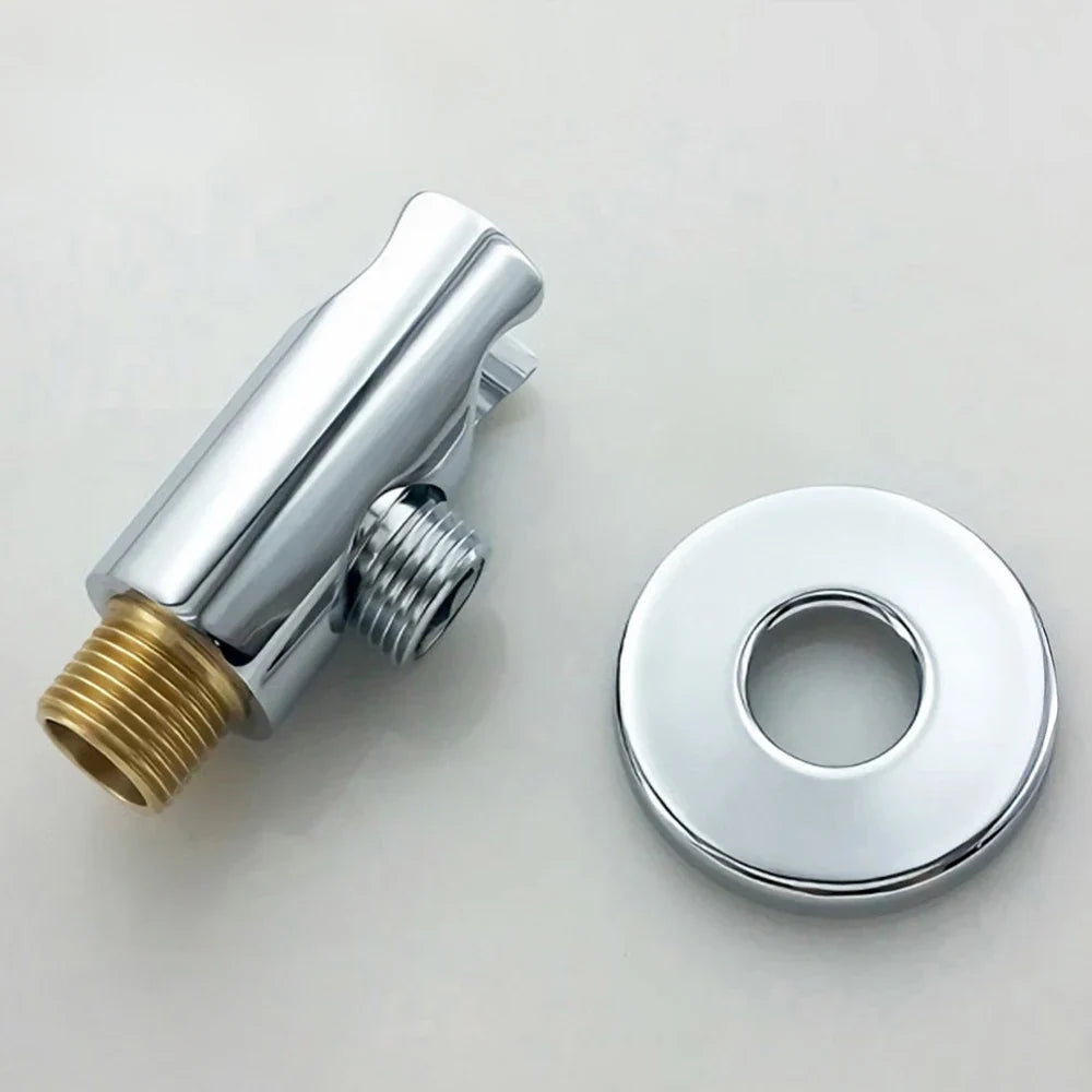 Elegante Suporte de Chuveiro em Latão