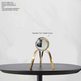 Conjunto Decorativo Dourado com Cristal