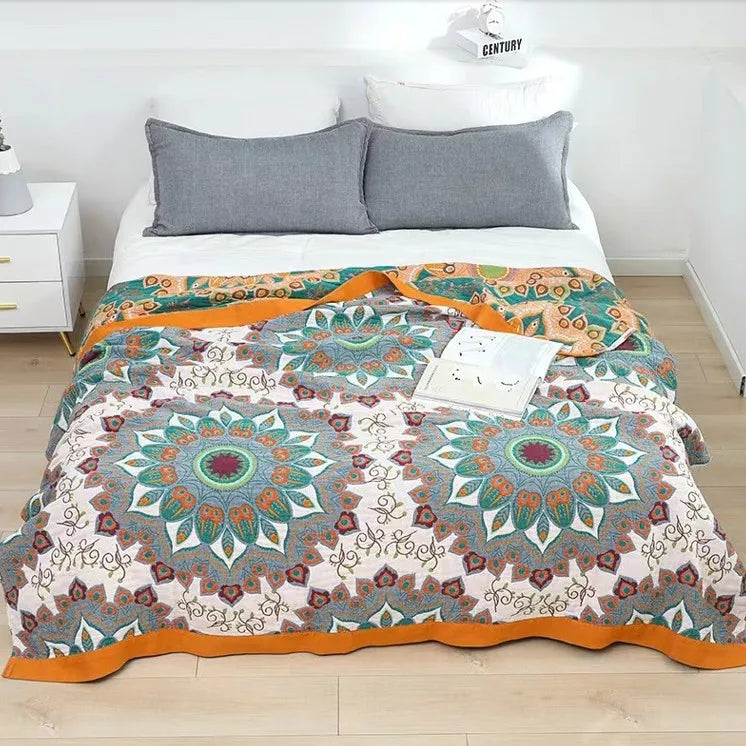Manta Boho em Algodão