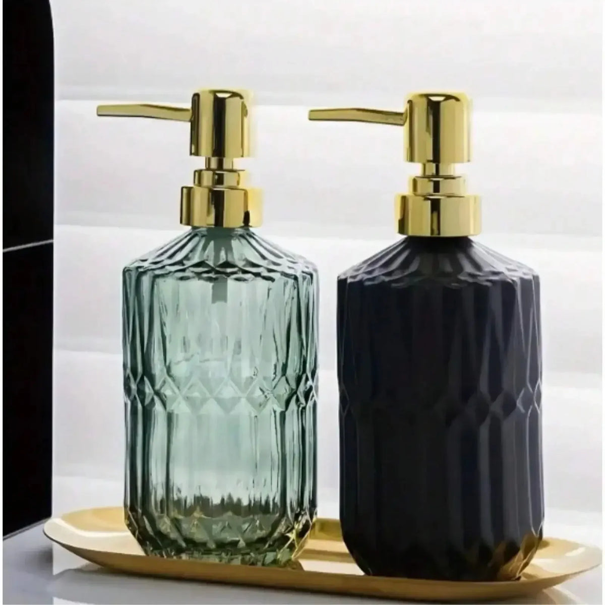 Elegante Doseador de Sabonete em Vidro 400ml