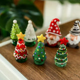 Encantadores Enfeites de Pai Natal em Vidro